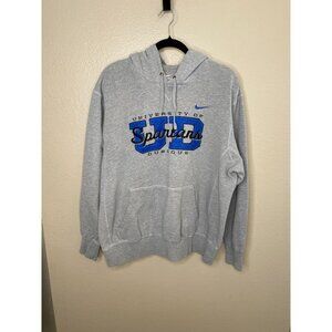 Nike University Of‎ Dubuque Spartans Gray Pullover Hoodie Large Sweatshirt